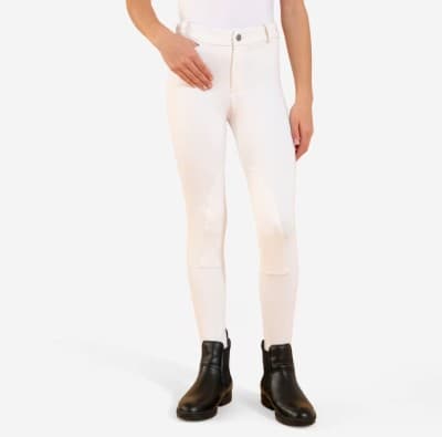 Pantalon concours équitation Enfant - 100 Blanc