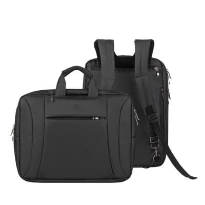 8290 sacoche convertible en sac à dos anthracite pour ordinateurs portables 16"