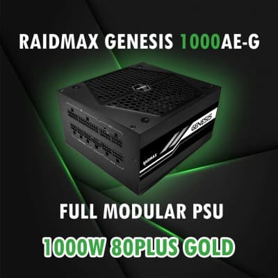 RAIDMAX GENESIS 1000 AE-G / PSU / FULL MODULAR / 80PLUS GOLD / 1000W