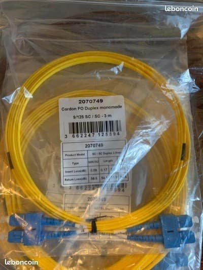 Jarretière Fibre Optique Single-Mode SM 02 ML