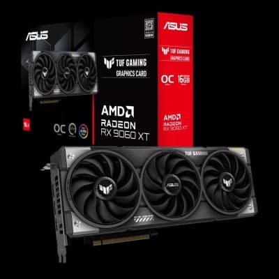CARTE GRAPHIQUE ASUS TUF Gaming Radeon RX 9060 XT 16GB GDDR6 OC Edition