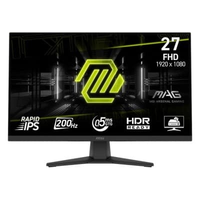MSI 27 LED MAG 272F Full HD Rapid IPS 0.5 ms 200 Hz HDR FreeSync Premium DisplayPort/HDMI