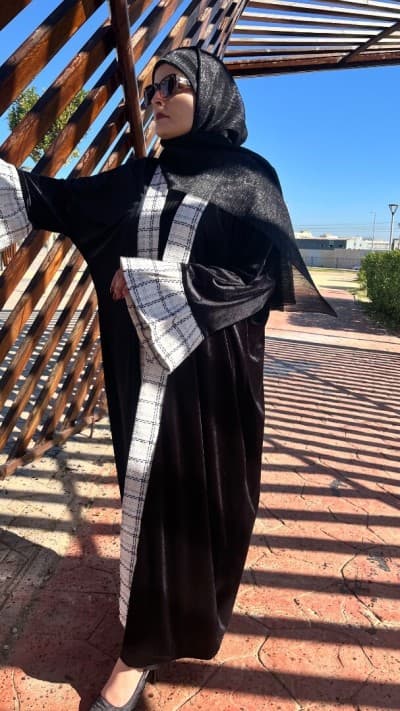 Kimono قطيفة للعيد