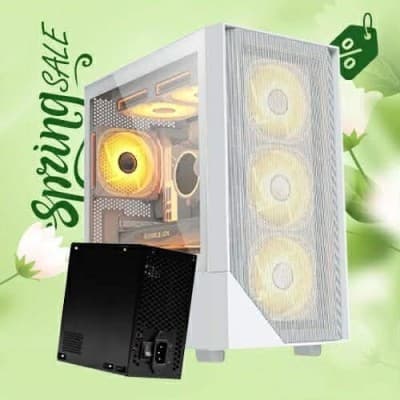 PROMO KIT UPGRADE BOÎTIER ARES C202 WHITE + ALIMENTATION ARES 650W