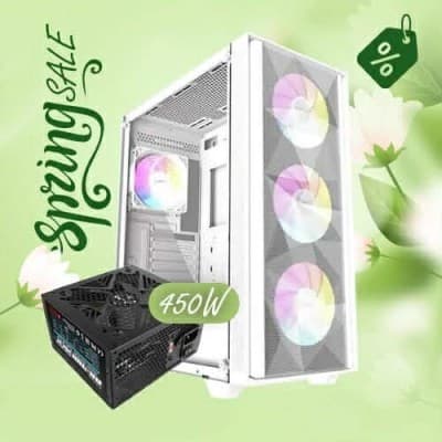PROMO KIT UPGRADE BOÎTIER RAIDMAX VECTOR V217 WHITE + ALIMENTATION RAIDMAX XTB RX-450
