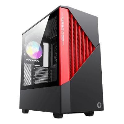 GAMING GAMEMAX CONTAC ARGB BLACK & RED