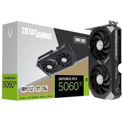RTX 5060TI 16GO GDDR7 ZOTAC TWIN EDGE TVD CONFIG (7% POUR CEUX QUI VEULENT LACHETER SEULE)