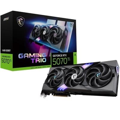 RTX 5070TI MSI GAMING TRIO OC 16GB GDDR7 BLACK (7% POUR CEUX QUI VEULENT LACHETER SEULE)