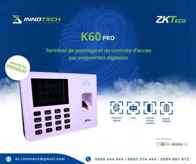 Pointeuse Biométrique ZKTeco K60-PRO