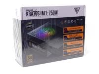 GAMDIAS KRATOS M1-750B - ALIMENTATION 750W - 80+ BRONZE - SILENCIEUSE- RGB - ATX PFC ACTIF -BLACK