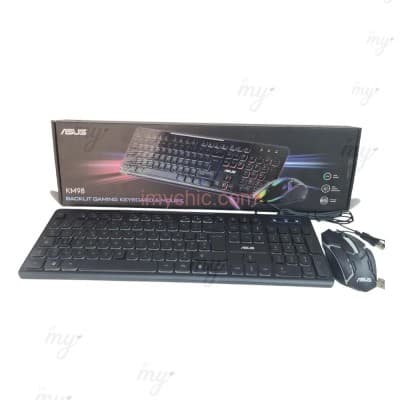 CLAVIER SOURIS GAMING ASUS KM98 RGB