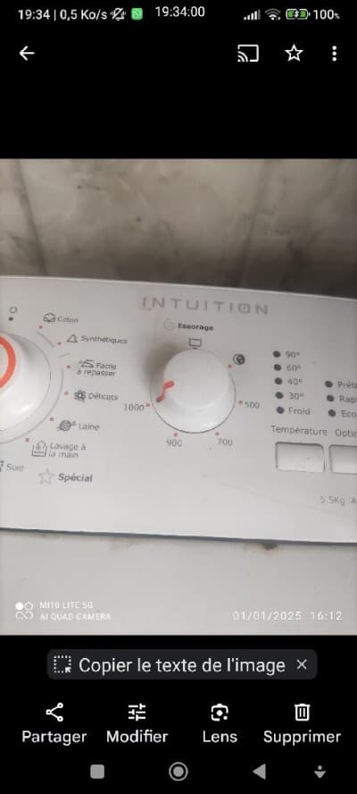 Machine à laver marque Indesit Arthur Martin Electrolux intuition carte mère en panne