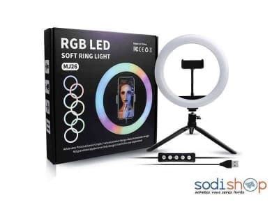 RING LIGHT SOFT LED 26CM ---> 52CM
