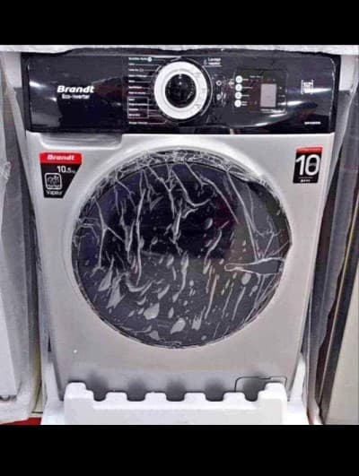 MACHINE A LAVER BRANDT 10.5 KG VAPEUR GRIS