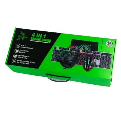 Combo gaming RAZER TF-240 4-en-1 ( Clavier + Souris + Casque + Tapis )