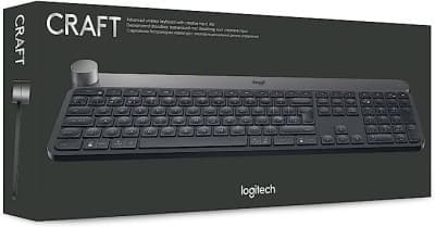 CLAVIER SANS FIL LOGITECH CRAFT AVEC MOLETTE DE CONTROLE AZERTY FRANÇAIS / BLUETOOTH