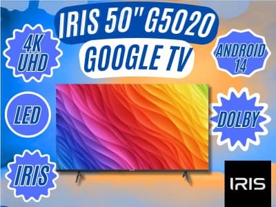 TV IRIS 50 G5020 ANDROID 14 GOOGLE TV 50POUCES UHD 4K