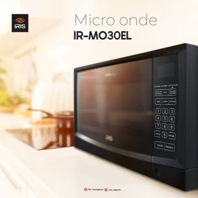 MICRO ONDE IRIS 30LITRES DIGITAL (NOIR/GRIS)
