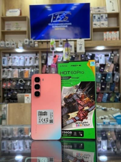 Infinix HOT 60 Pro 8/256GB 16GB RAM 2SIM – Neuf Scellé