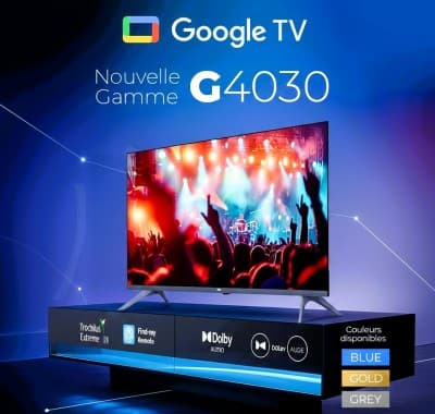 TV IRIS 32" G4030 GOOGLE TV SMART ANDROID 32 POUCES
