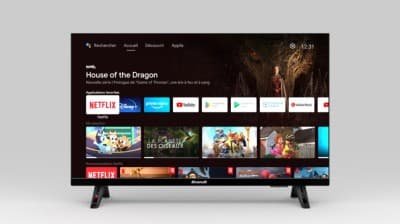 Téléviseur Brandt 43" full hd Google TV Android 14