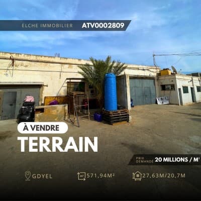 Vente Terrain Oran Gdyel