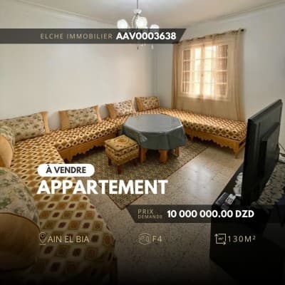 Vente Appartement F4 Oran Bethioua