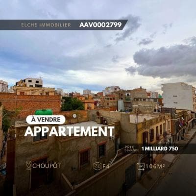 Vente Appartement F4 Oran Oran
