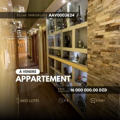 Vente Appartement F4 Oran Bir el djir