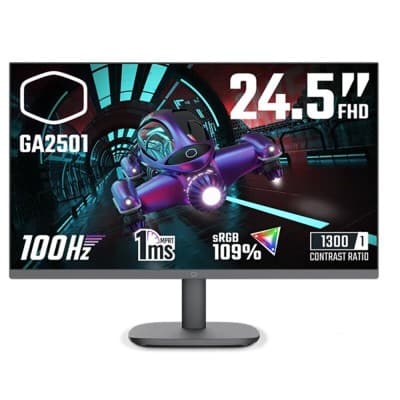 ECRAN COOLER MASTER GA2501- 24,5 FHD - DALL IPS - 100HZ - 1MS - ADAPTIVE SYNC - HDMI - VGA