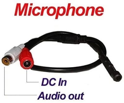 Microphone camera surveillance