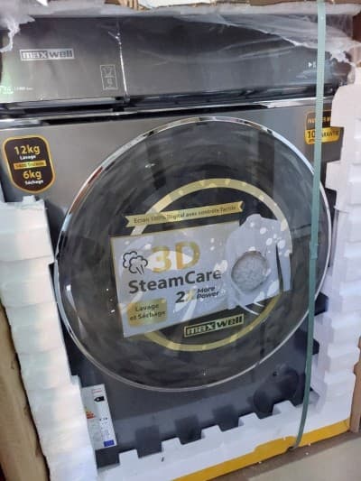 PROMO MACHINE À LAVER MAXWELL 12K SÈCHANTE