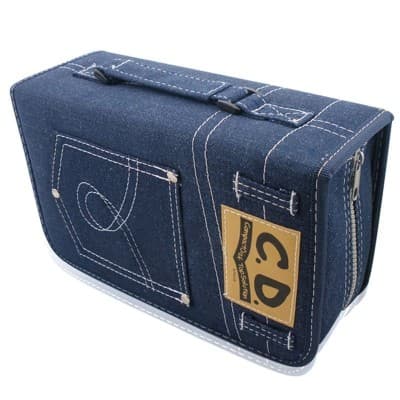 Pochette etui pour CD DVD de haute qualité en jean Virtex - Capacités 32pcs 64pcs 120pcs