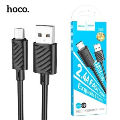 HOCO X88 Câble USB-A vers Micro USB charge et Transfert de données 1m