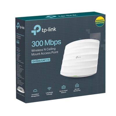 POINT D'ACCES PLAFONNIER TP-LINK EAP115 Wi-Fi 4 N300