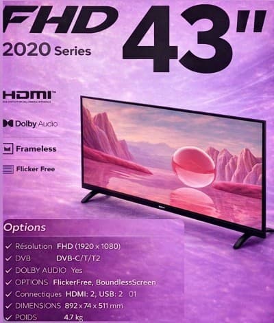 TV IRIS 43" Basique E2020 43 POUCES