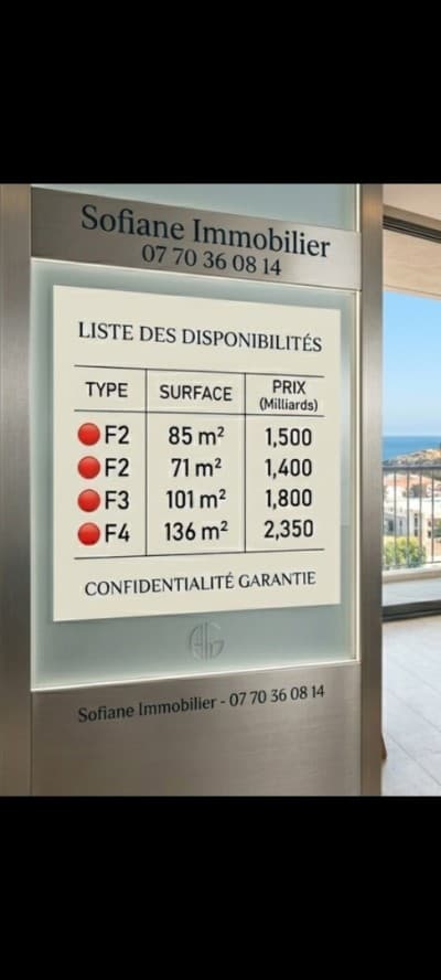 Vente Appartement F4 Oran Oran