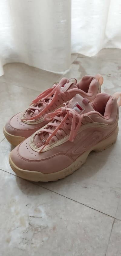 Basket rose Fila