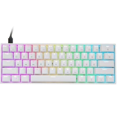 HOTSWAPABLE SWITCHES EPOMAKER S61 LITE RGB WHITE MECANIQUE