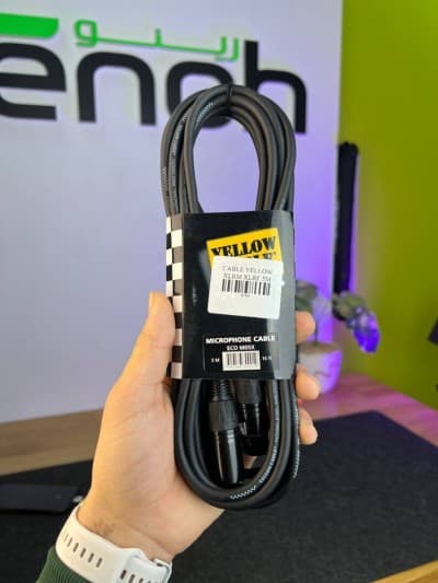 CABLE YELLOW XLRM XLRF 5M