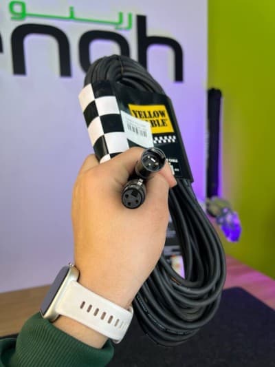 CABLE YELLOW XLRM XLRF 15M