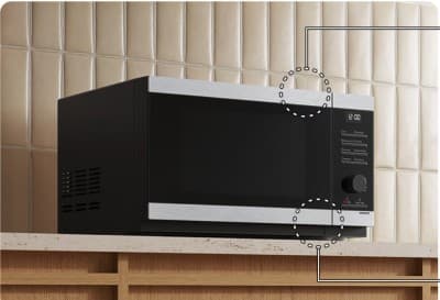 SAMSUNG Micro ondes 23L 800w Black