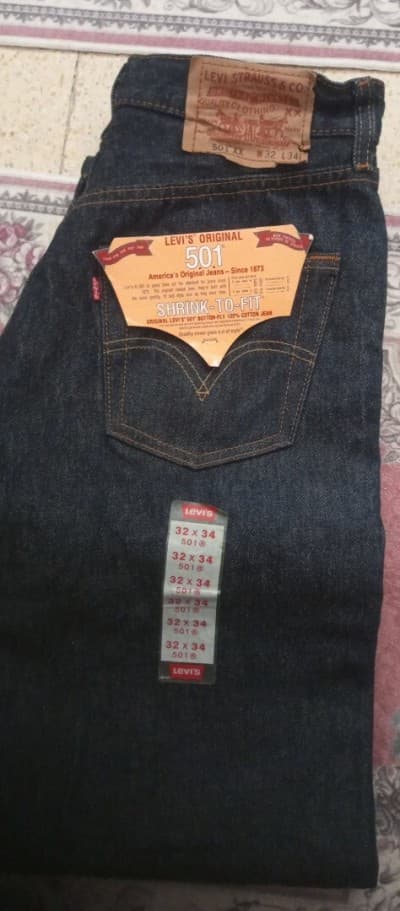 LEVI'S JEAN 501 SHRINK TO FIT USA