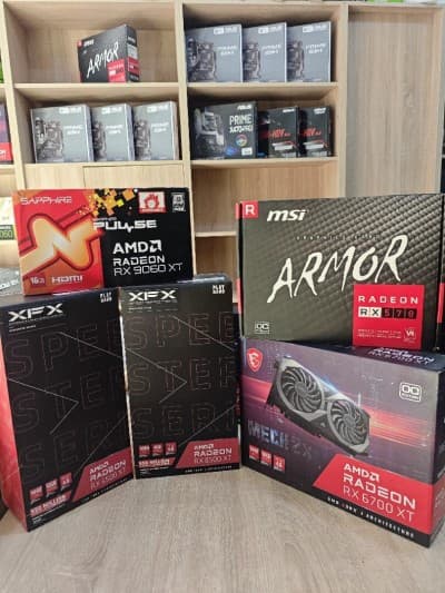 RX 9060XT / RX 6700XT 12GB / RX 6500XT 4GB / RX 570 8GB