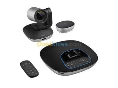 LOGITECH GROUP VIDEOCONFERENCE - FULL HD 1080P - 90 - 10X ZOOM - 4 MIC - 20 PEOPLE - SKYPE BUSSINES - BLACK