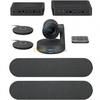 LOGITECH RALLY PLUS - KIT DE CONFÉRENCE CAMERA SYSTEM - 4K UHD - 2 MODULES MICRO PODS - 2 HAUT-PARLEURS - BLACK