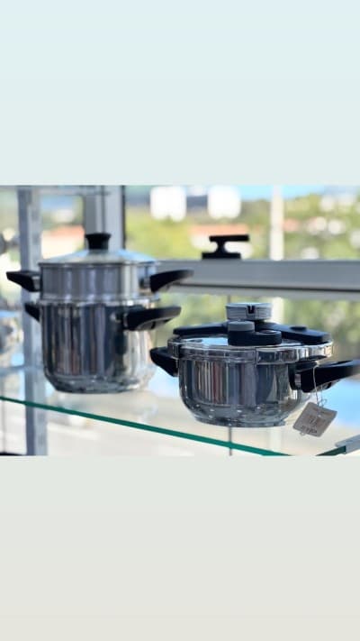 PROMO Sur la cocotte minute ELSEB 4 en 1 Inox 18/10 6 pièces