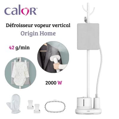 Défroisseur Vapeur Vertical Calor 2000W Avec 3 niveaux de vapeur - Calor Origin Home