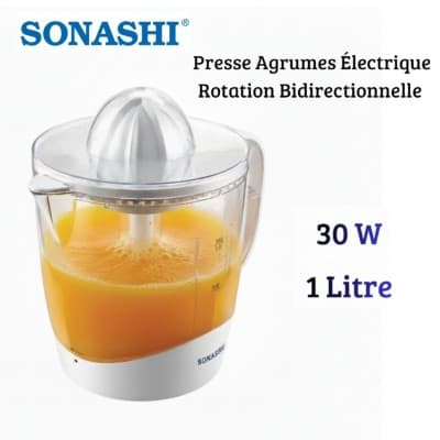 Presse Agrumes Sonashi Électrique 1 L Rotation Bidirectionnelle 30W - عصارة كهربائية