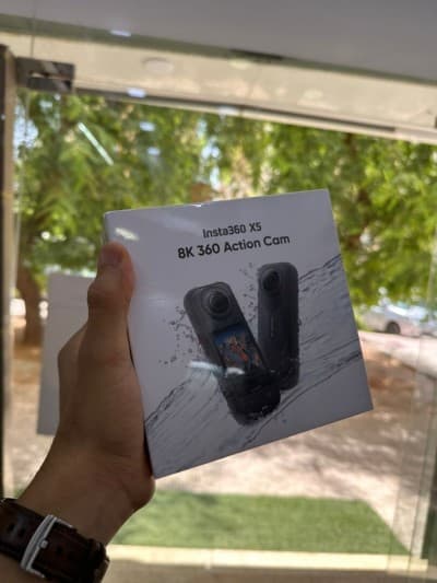 INSTA 360 X5 Caméra de poche 360 8K 72MP timelapses 11K. Étanchéité 15 m